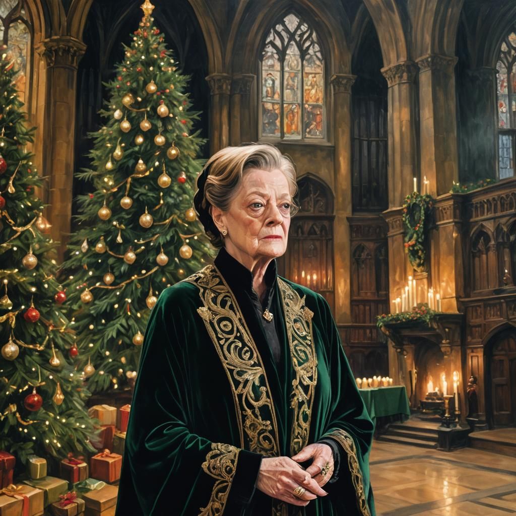 Festive Portrait in a Grand Hall, Pre-Raphaelite Style