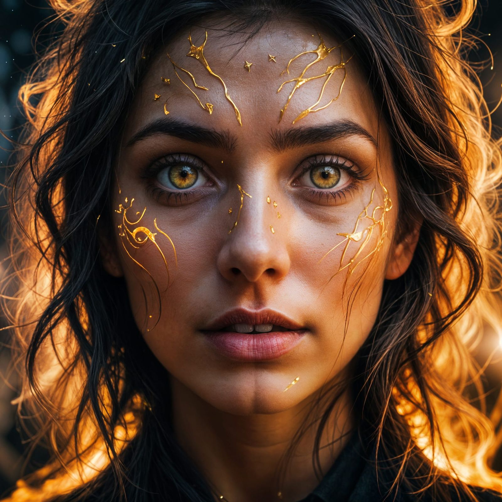 Dreamlike Scene of a Subtle Sunset Glow