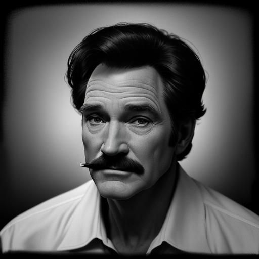 Film Noir Portrait with High Contrast Lighting