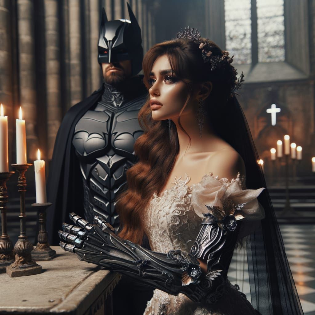 Bride with Steel Arm Longing for Gothic Hero