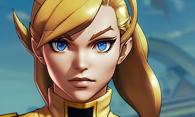 Cammy Portrait in Claudio Castellini Comic Style