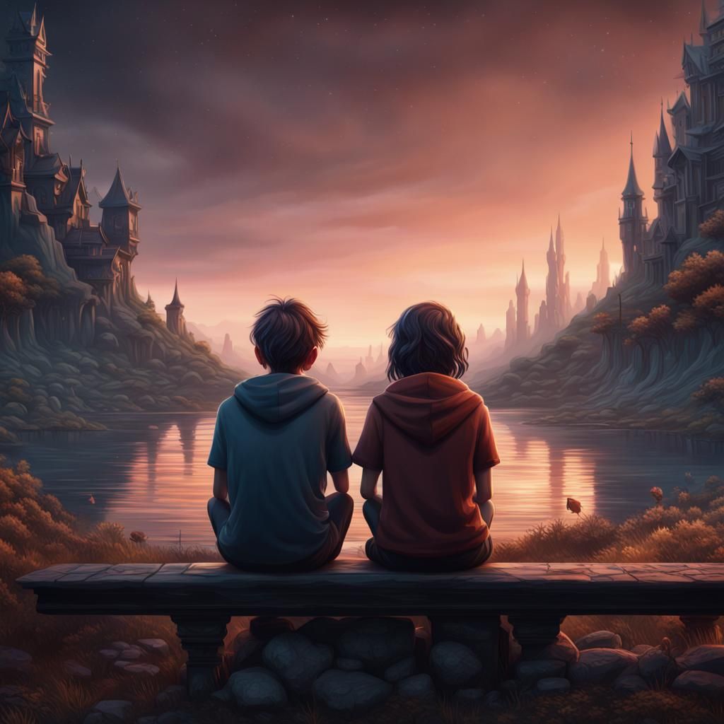 Day and Night: A Fantastical Matte Painting