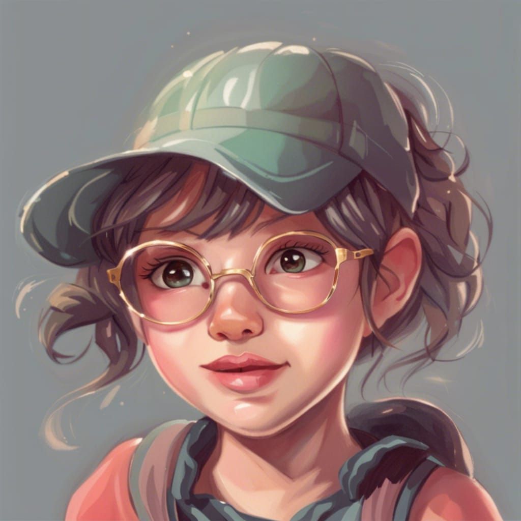 Cute Girl Generated by AI