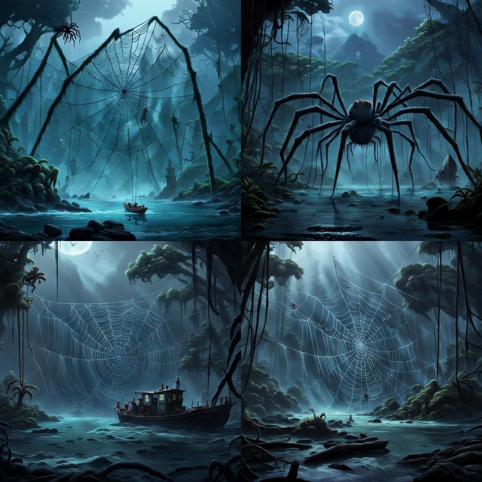 Spider Island: A Terrifying Pacific Web in 3D