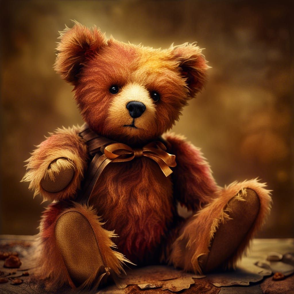 Classic Teddy Bear: A Beloved Digital Masterpiece