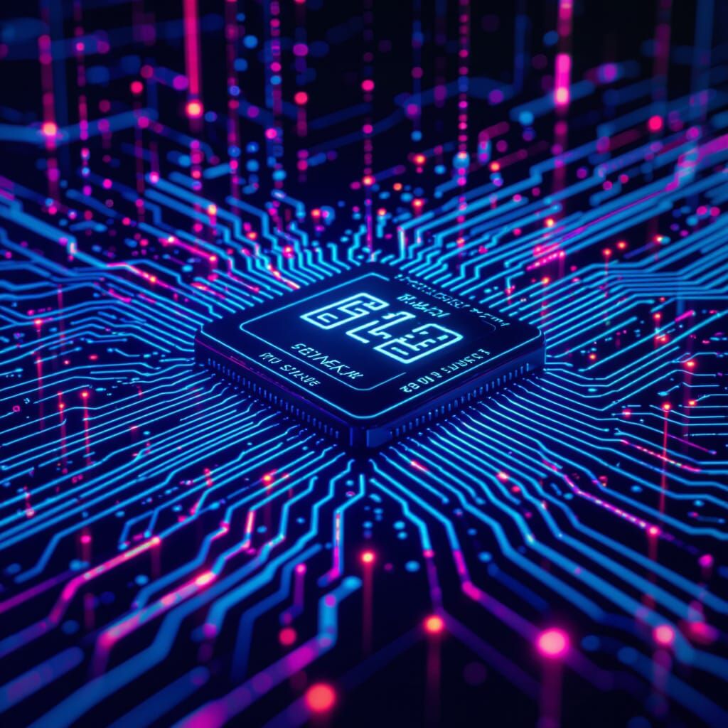 Futuristic AI Integration in Office Software