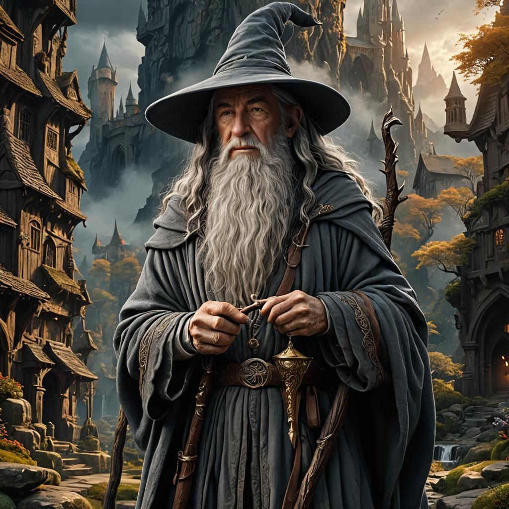 Elder Wizard in Majestic Splendor