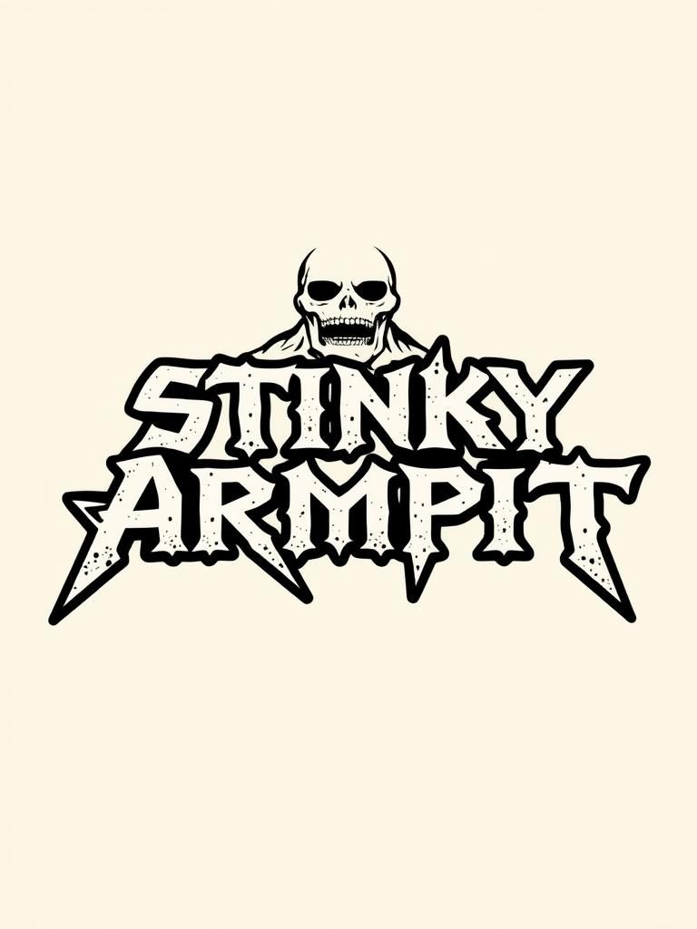 Logo for a Heavy Metal band named "Stinky Armpit"