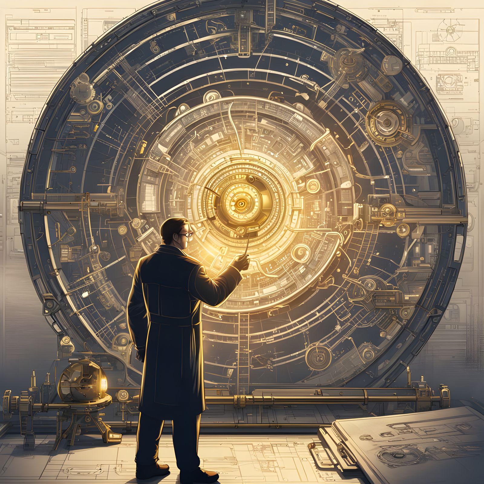 Perpetual Motion Machine Blueprint Schematics