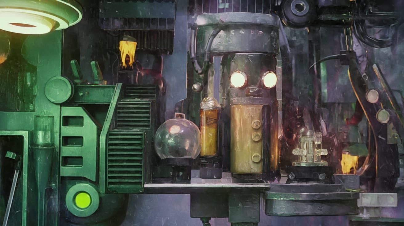 Cyberpunk Laboratory of a Mad Scientist