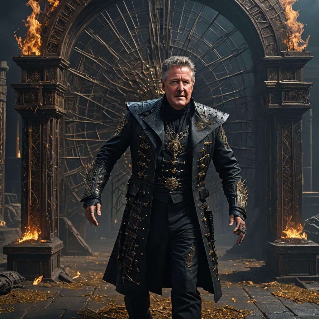 Piers Morgan as Hellraiser in Detailed Digital Art