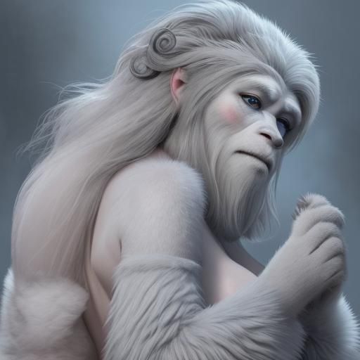 Beautiful Yeti Woman Reveals Her Face