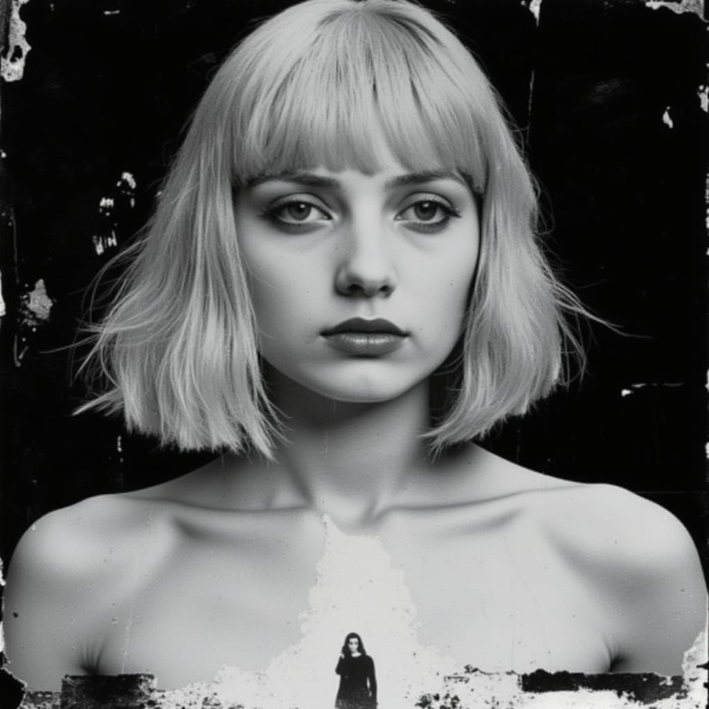 Stern Post-Soviet Figure in Urban Decay