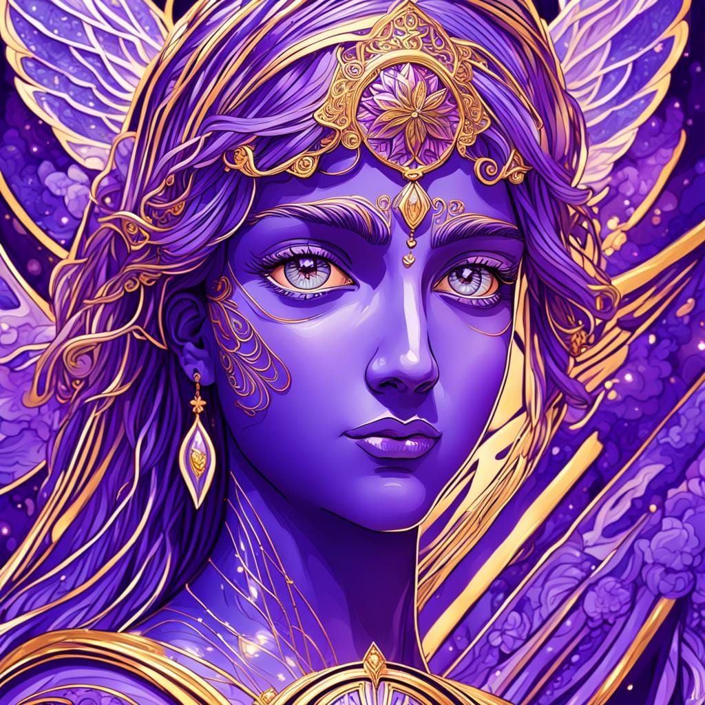 Holy Amethyst Archangeline