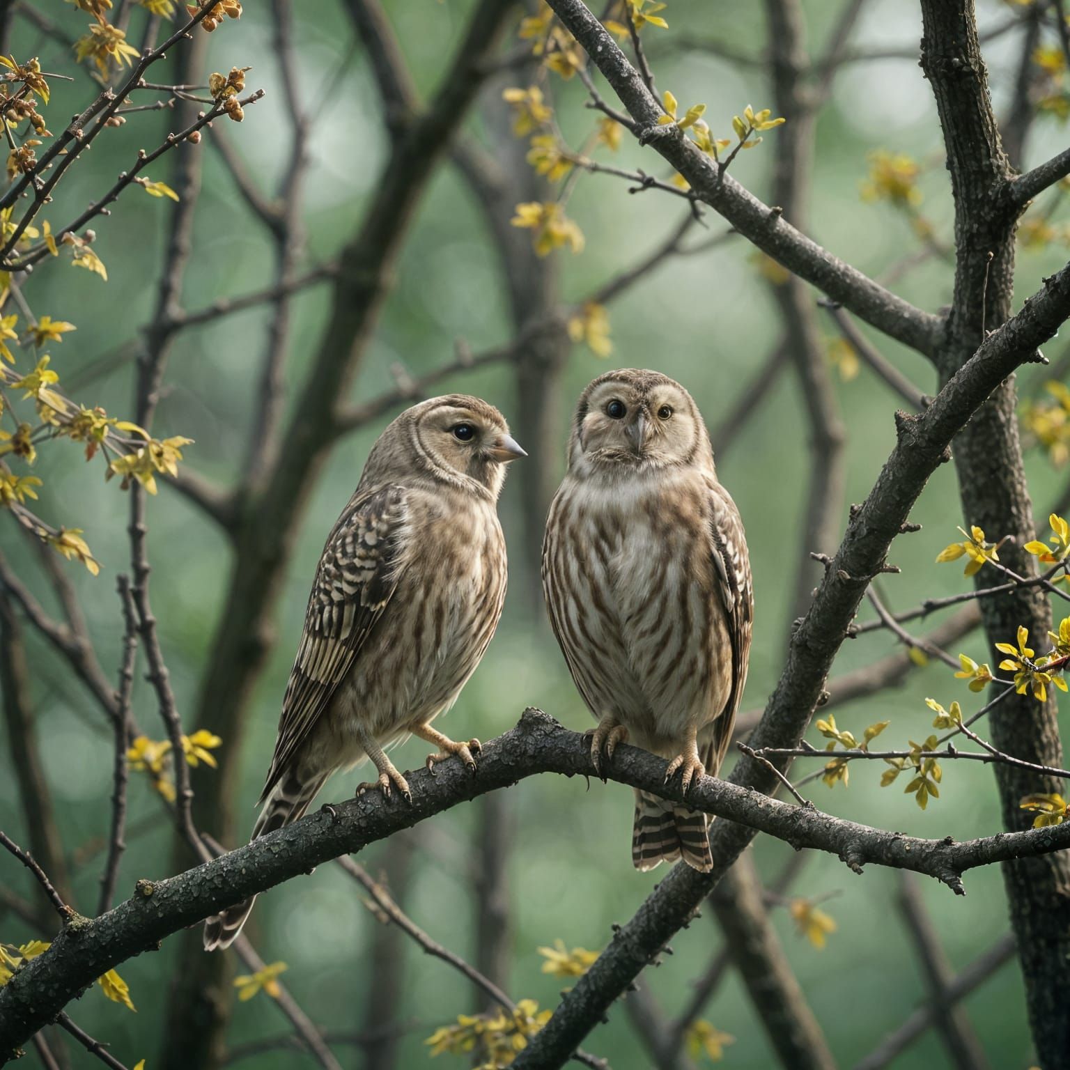 Goldfinch Owl: A Detailed Cinematic Masterpiece