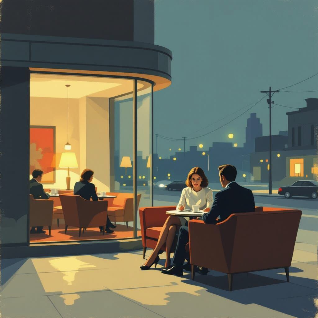 Mundane Scene in Cinematic Realism Style