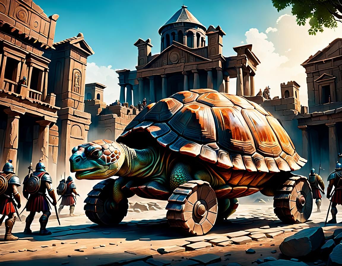 Trojan Turtle: The Slow Siege of Troy!