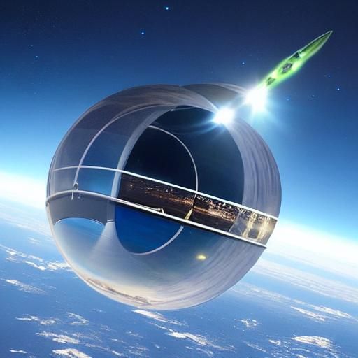 Ethereal Spaceship Drifts in Cosmic Vortex