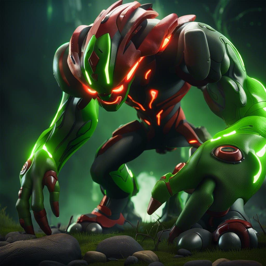 Vilgax from Ben 10 in 3D Game Cinematic Style