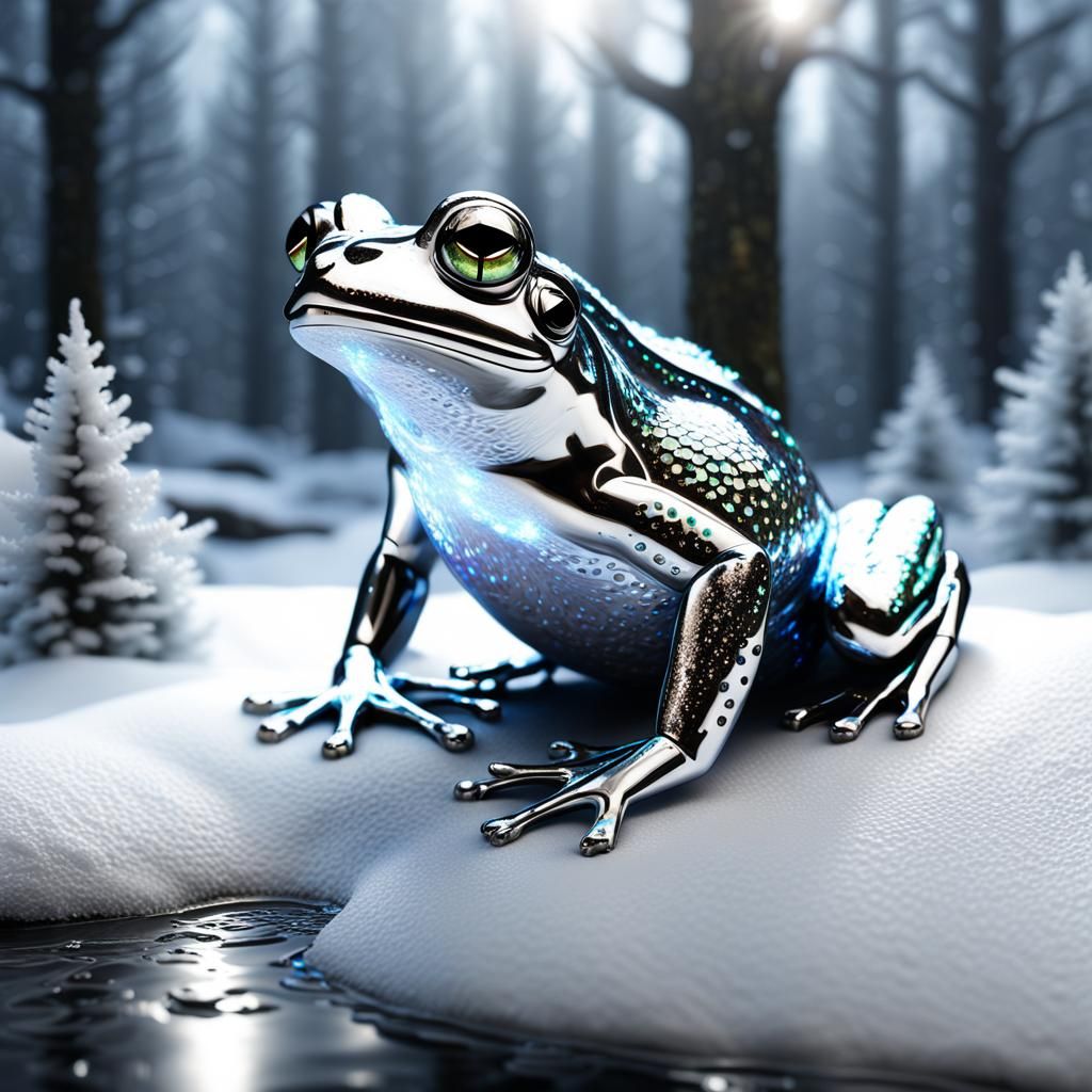 Metal diamond frog