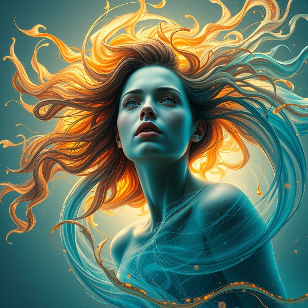 Whispers of the Breeze in Ethereal Abstraction