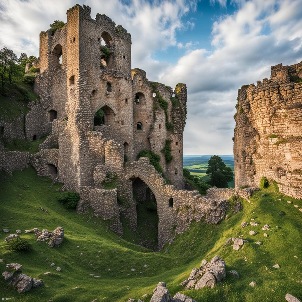 Medieval Castle Ruins: A Glimpse into History