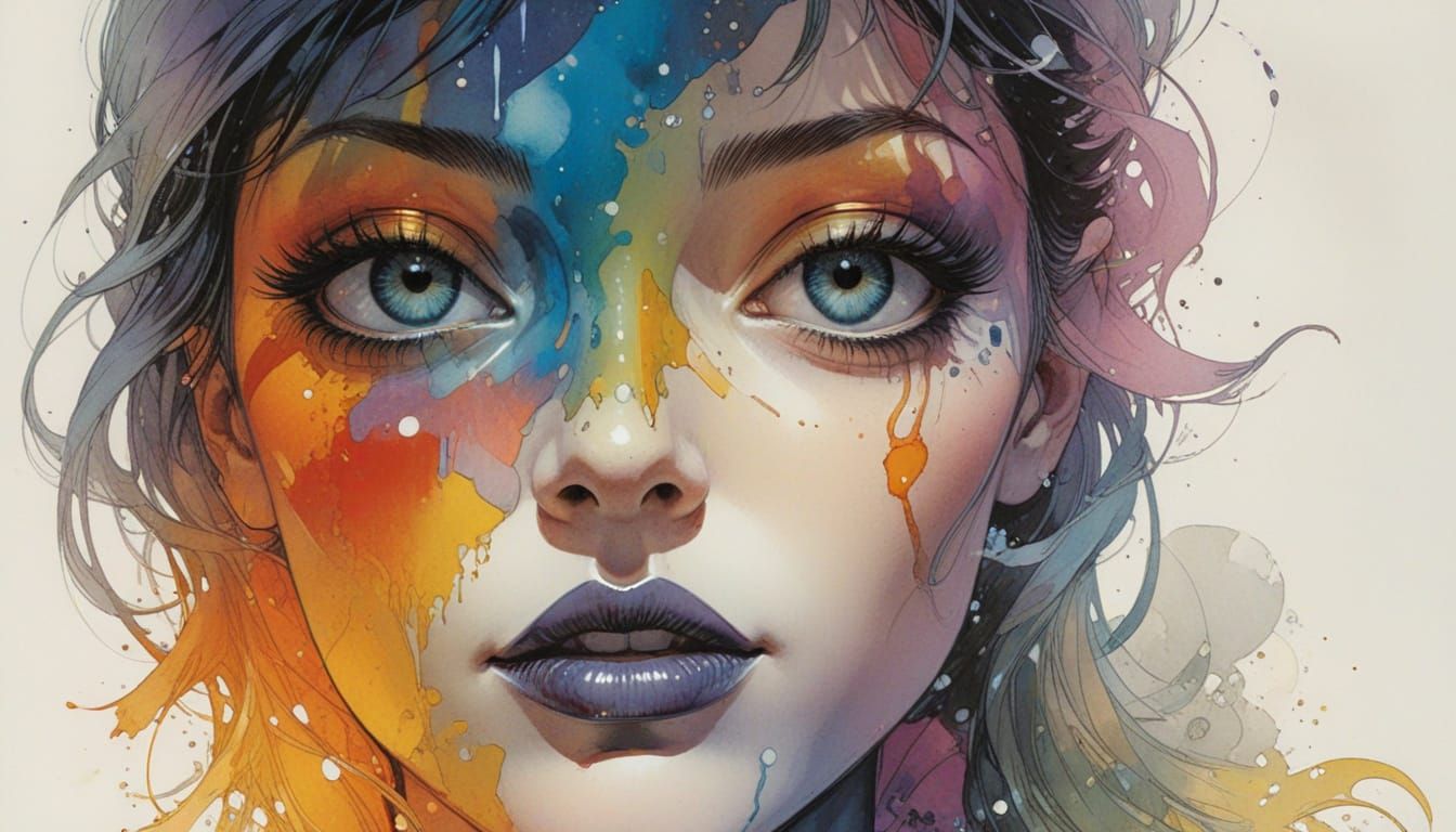 Classic Comic Book Art in Finlay Style