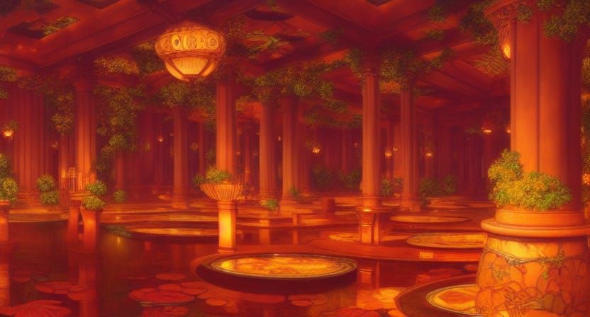 Enchanted Forest Tavern in Belle Epoque Style