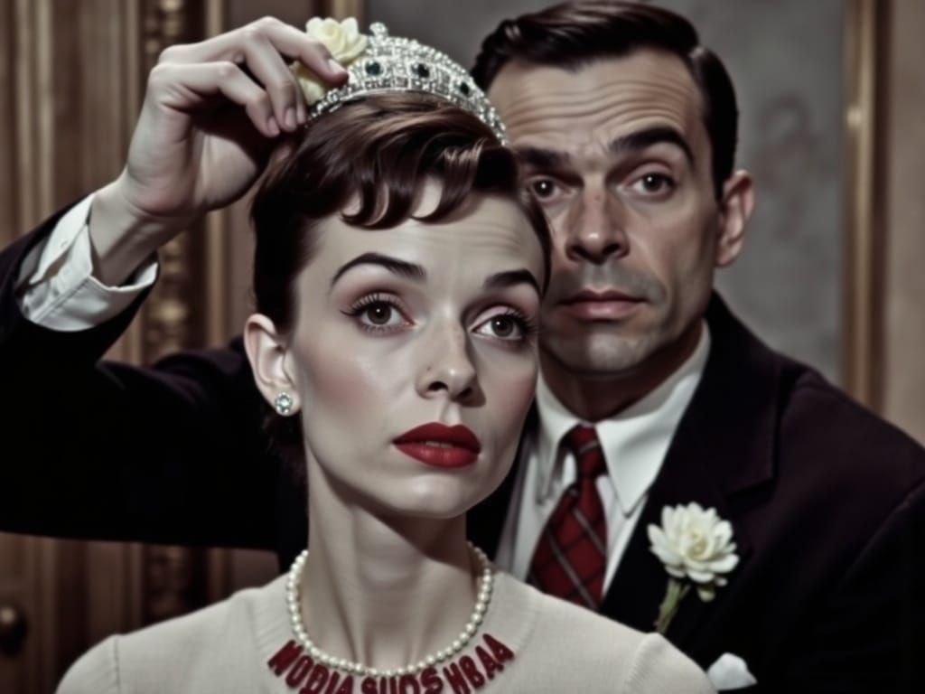 Audrey Hepburn Robs Barber Shop Quartet in Gunpoint Heist