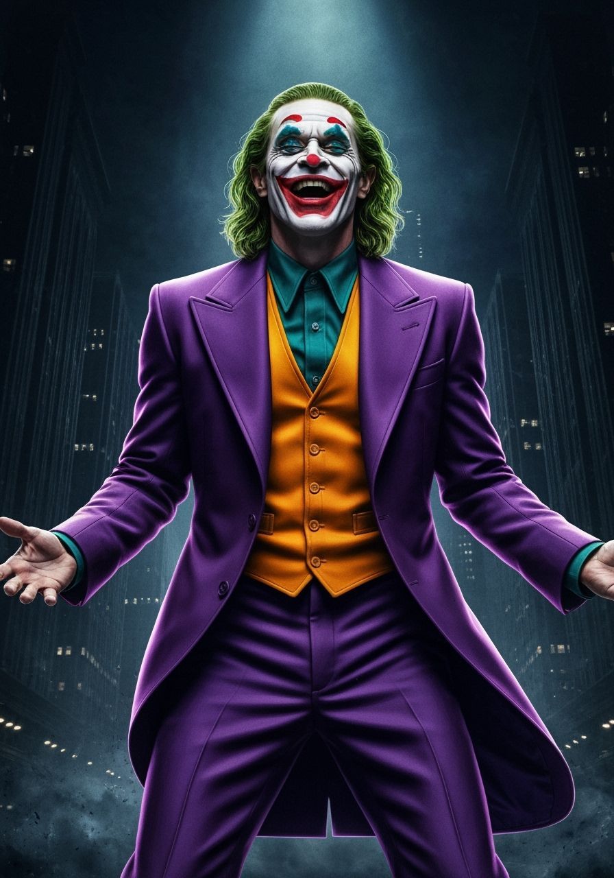 Willem Dafoe as Joker in Dramatic Gotham City