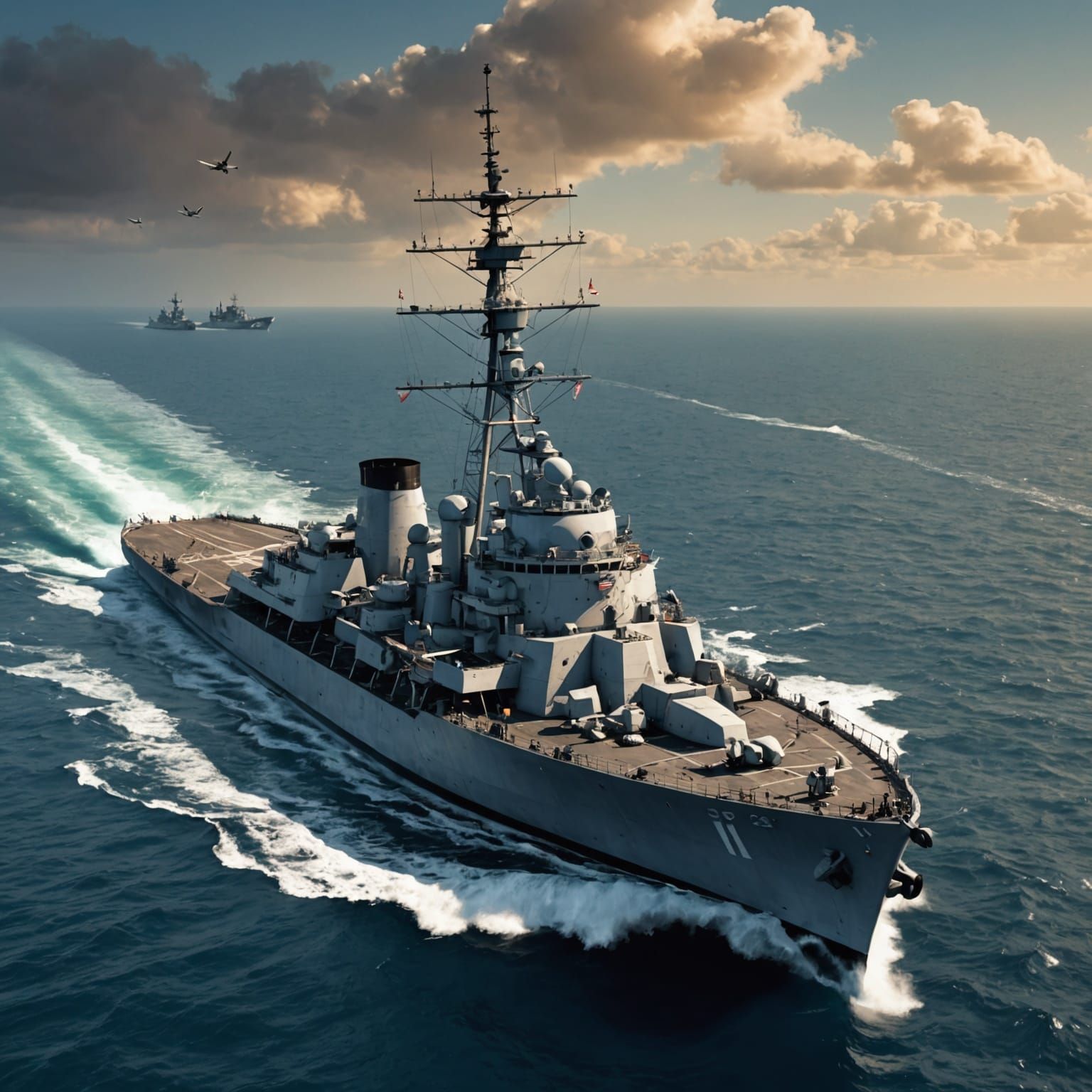 USS Johnston, World War II Fletcher-class destroyer. "This i...