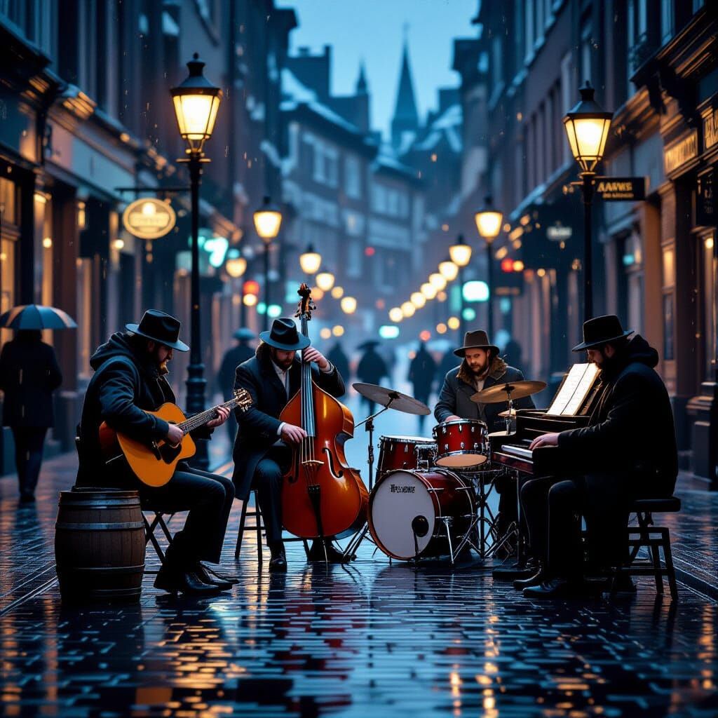 Rainy Night Blues Band Performance