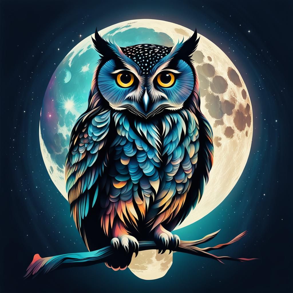 Chouette clair de Lune