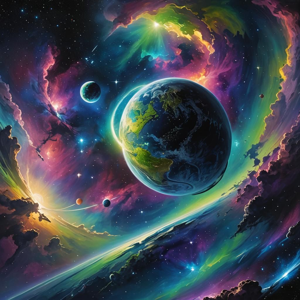 Earth from Space: Digital Fantasy Concept Art