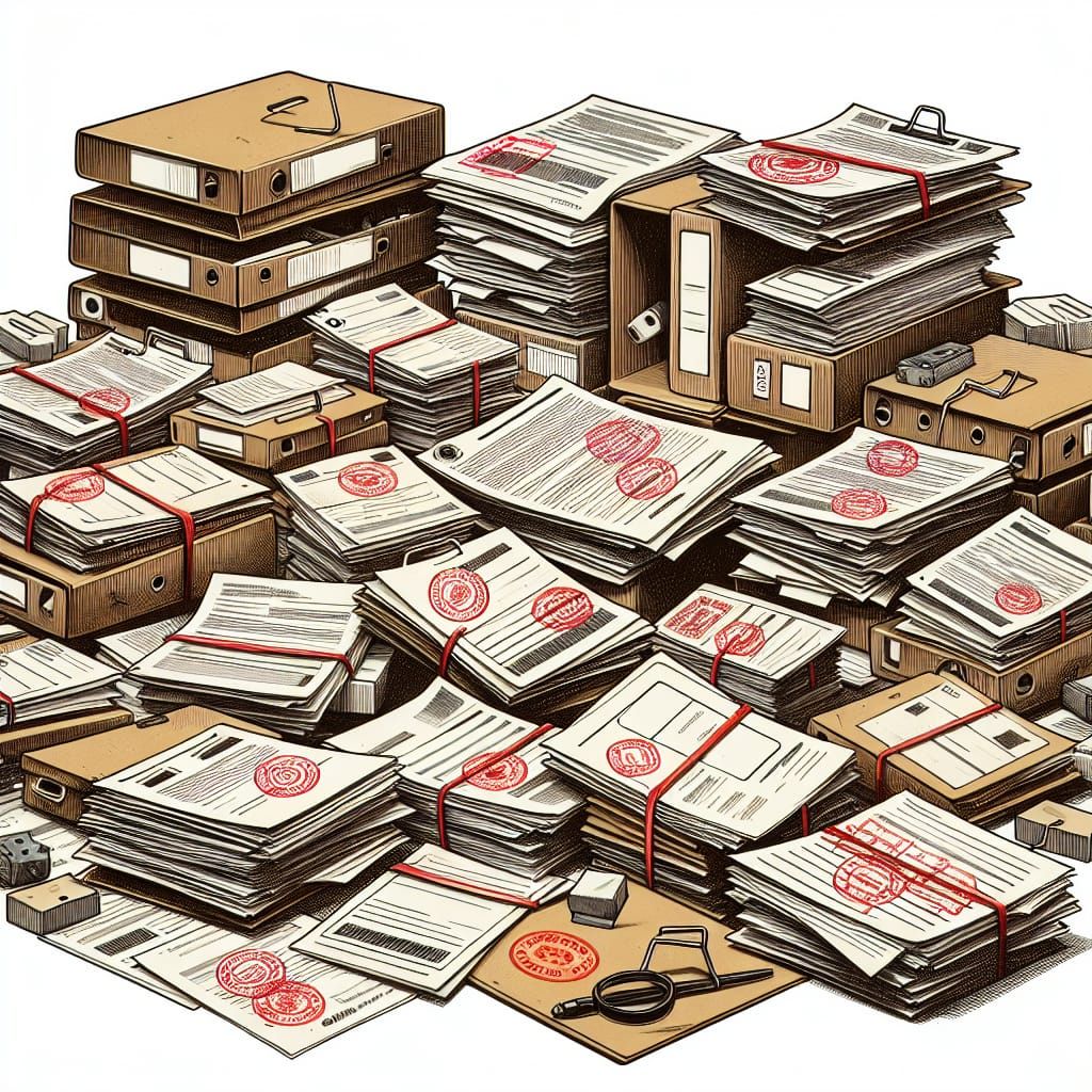 Bureaucratic Chaos in a Cluttered Office