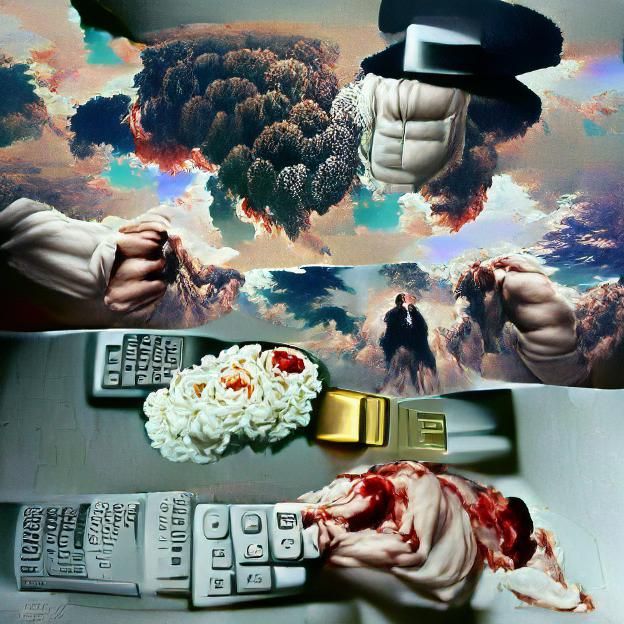Everything Versus Nothing AI Image