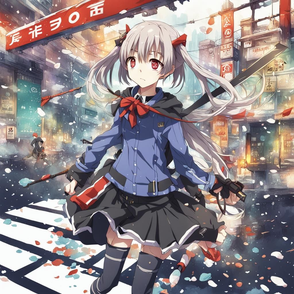 Anime Inspired Digital Art