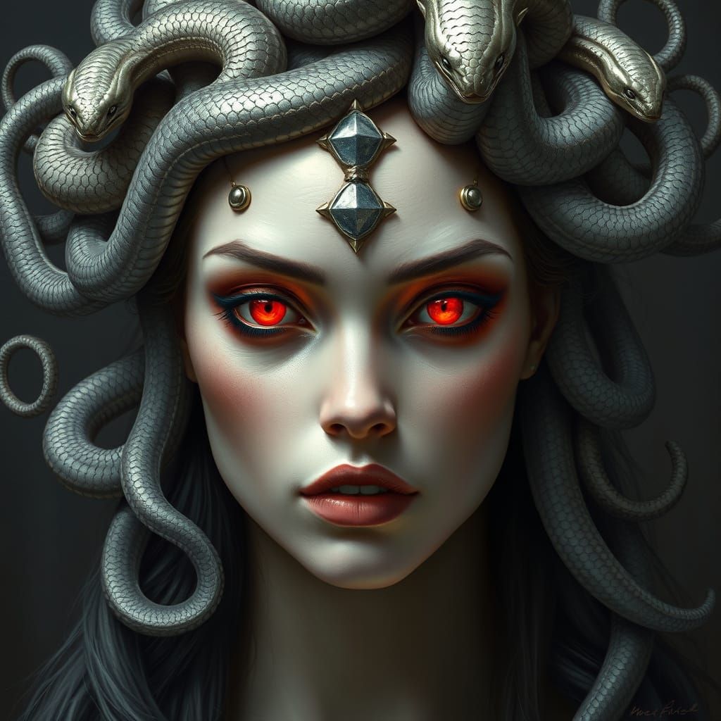 Goddess Medusa Revealed in Stunning Beauty