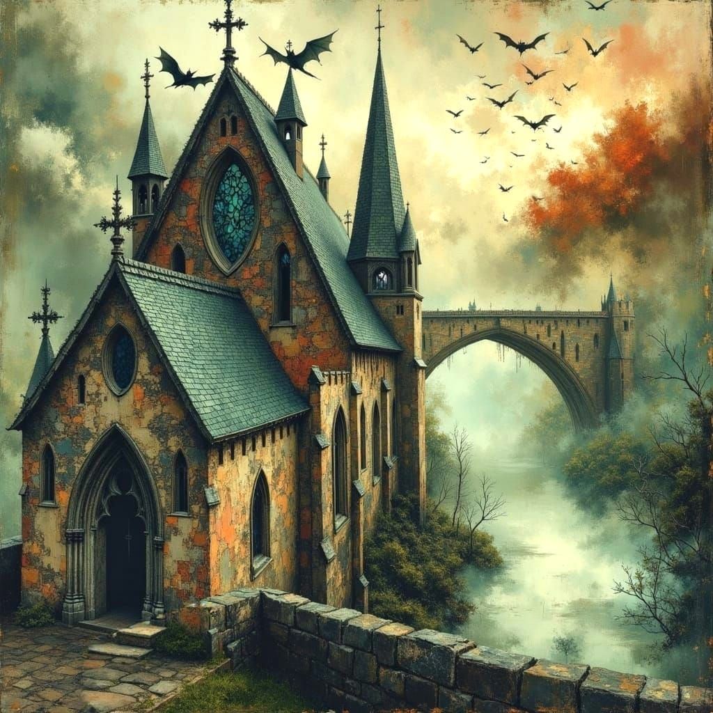 Dark fantasy chapel