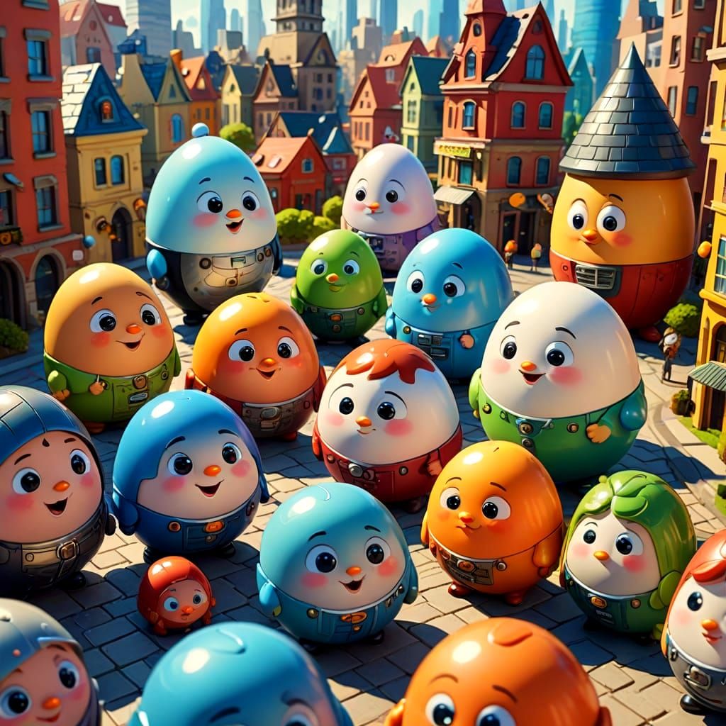 Weeble City is a little packed today