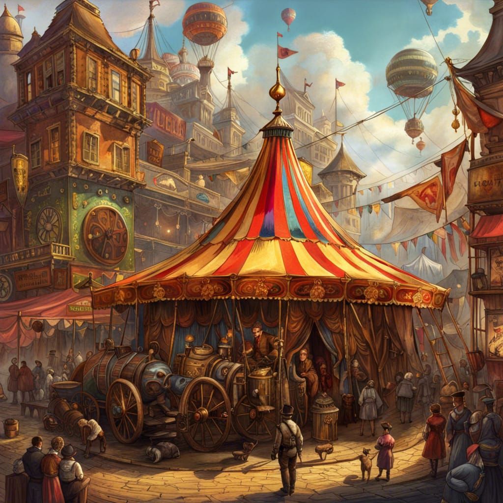 Steampunk circus