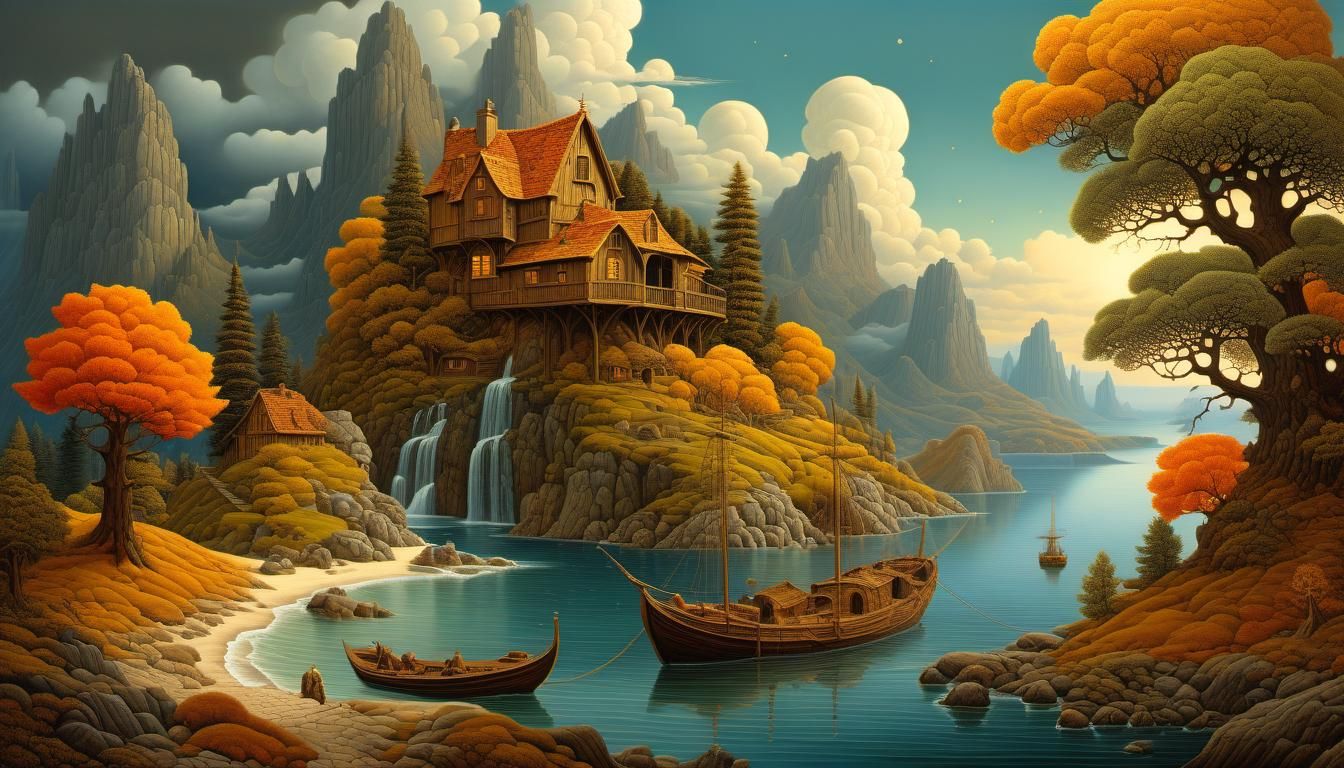 Fantasy landscape