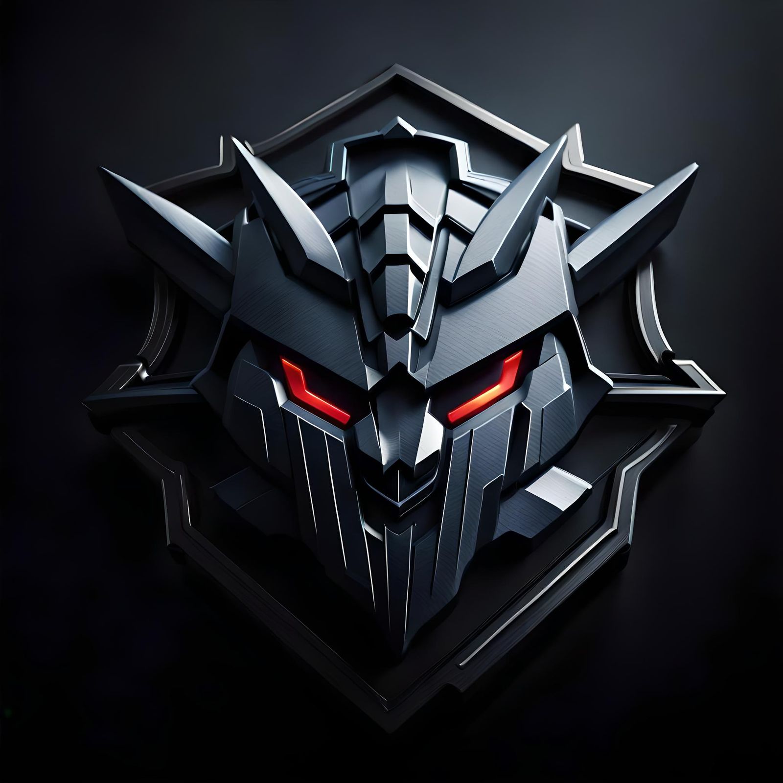 Decepticon Heraldry Insignia in 3D Render