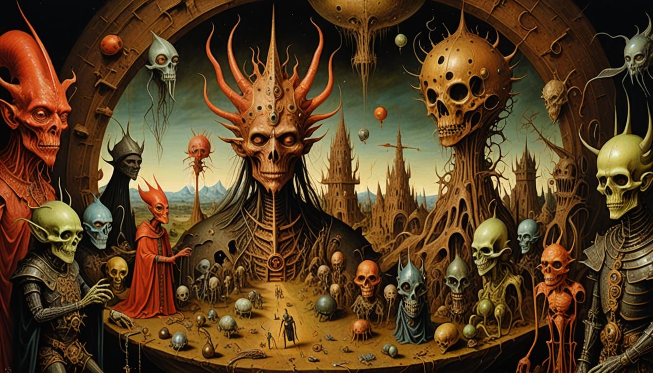 Surreal Dark Fantasy: Gog Magog War Paradox