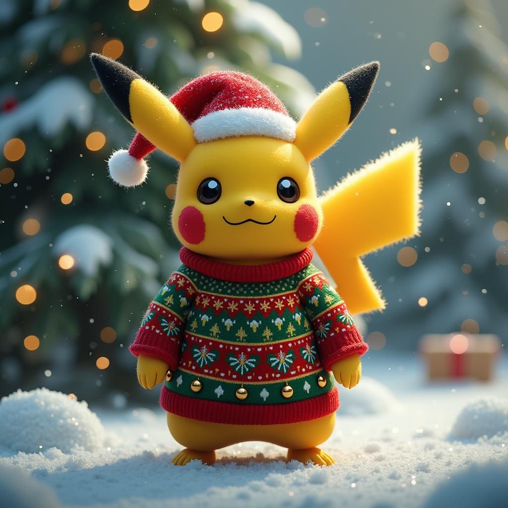 Pikachu's Christmas: A Cozy Winter Wonderland
