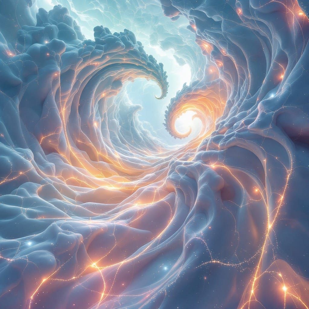 Surreal Mandelbrot Fractal Divine Marble