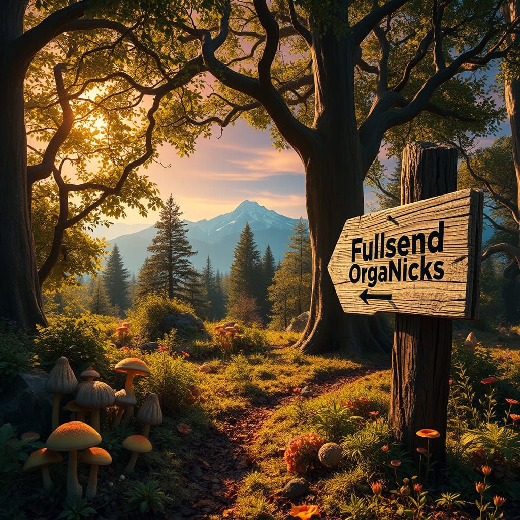 Vibrant Forest Floor Teeming with Life in Hyperrealistic Sty...