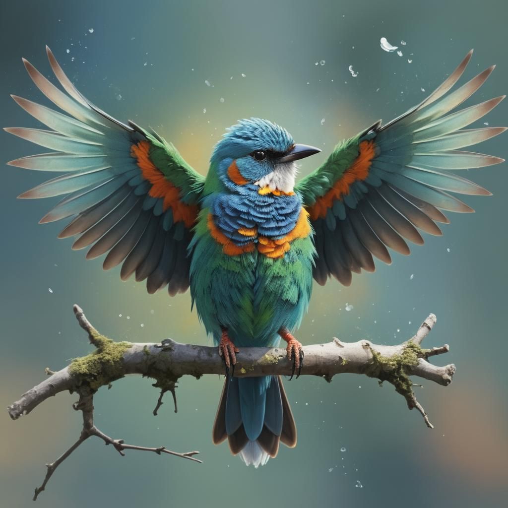 Amazing Bird Generated by AI