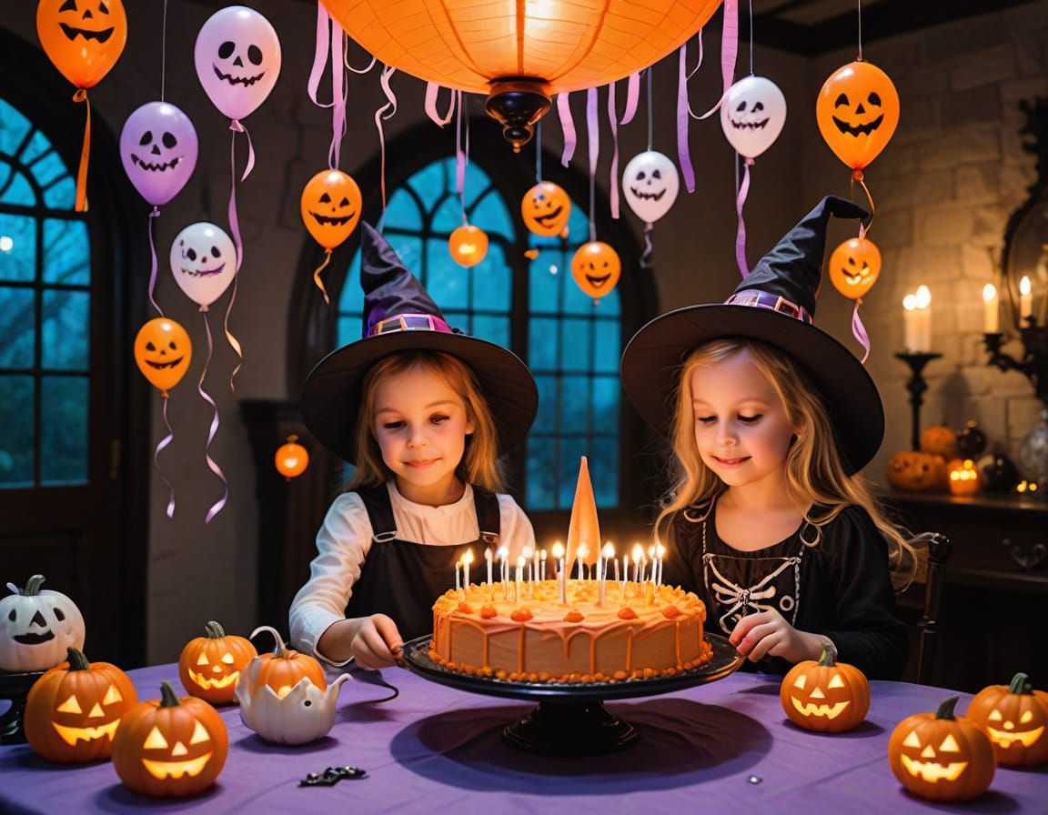 Whimsical Haunted Mansion Halloween Party