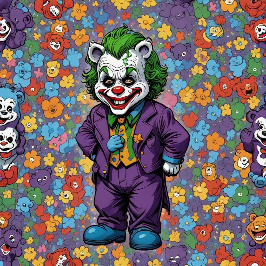 The Joker as a Care Bear
